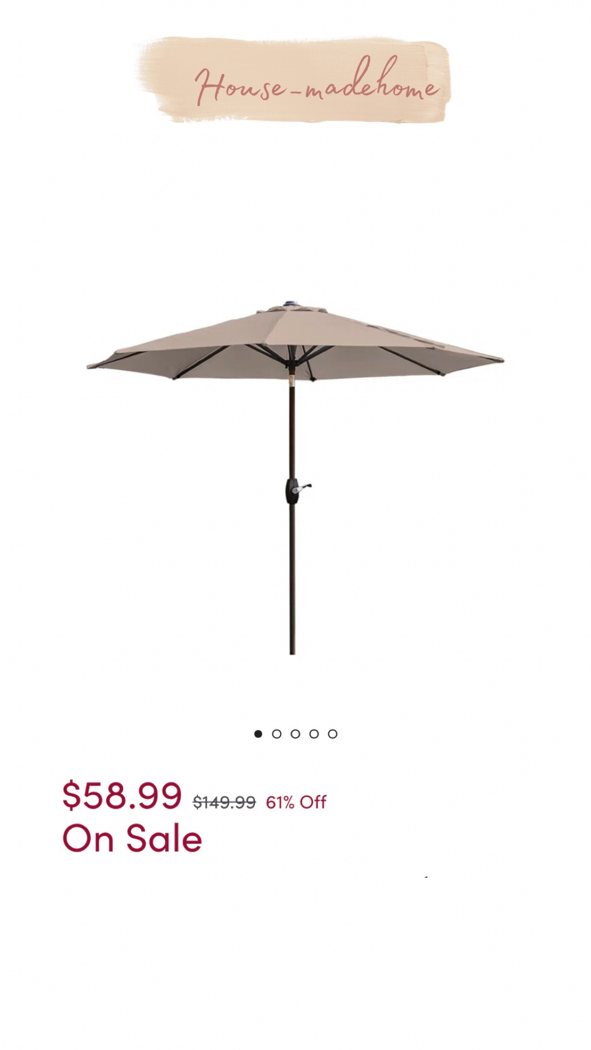 It’s way day!! This umbrella is on major sale. Grab it before it’s sold out

#LTKSeasonal #LTKFind #LTKhome