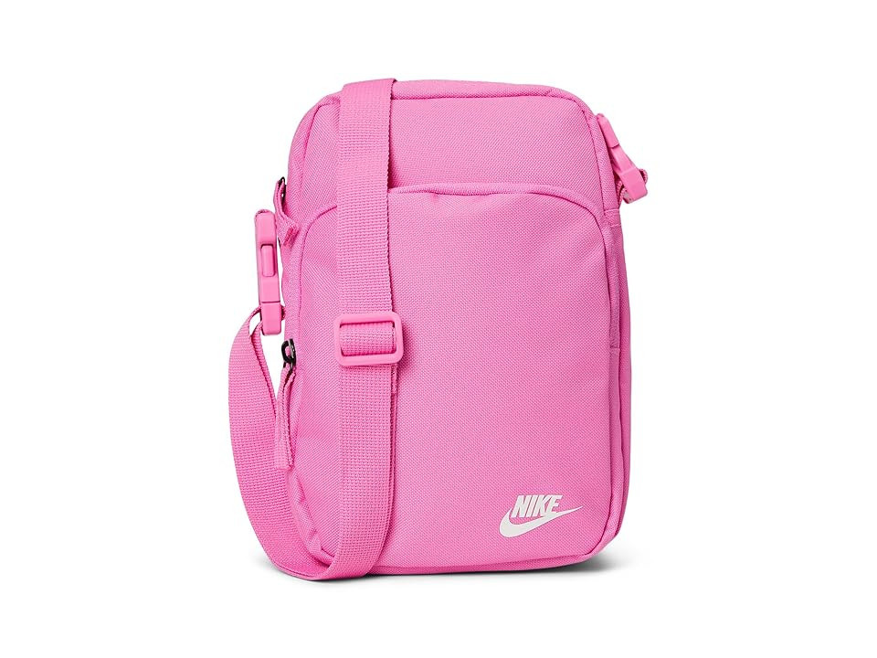 Nike Heritage Crossbody Bag (4L) Cross Body Handbags Playful Pink/Playful Pink/Summit White, Nylon/Polyester | Zappos