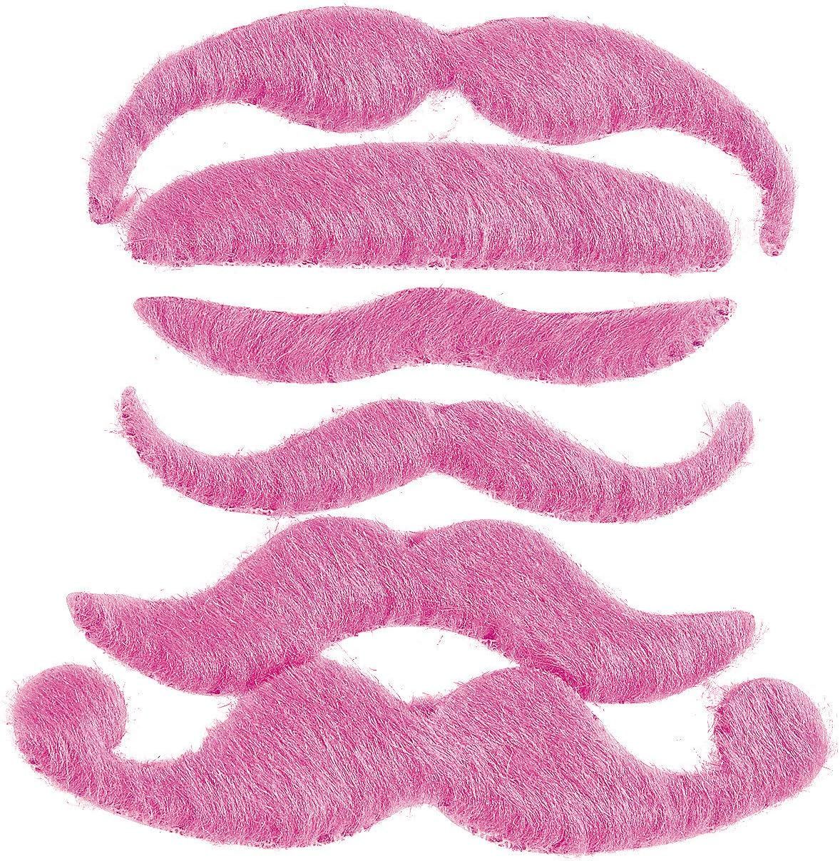 Fun Express Hot Pink Mustache Assortment - Apparel Accessories - Costume Accessories - Bulk Acces... | Amazon (US)