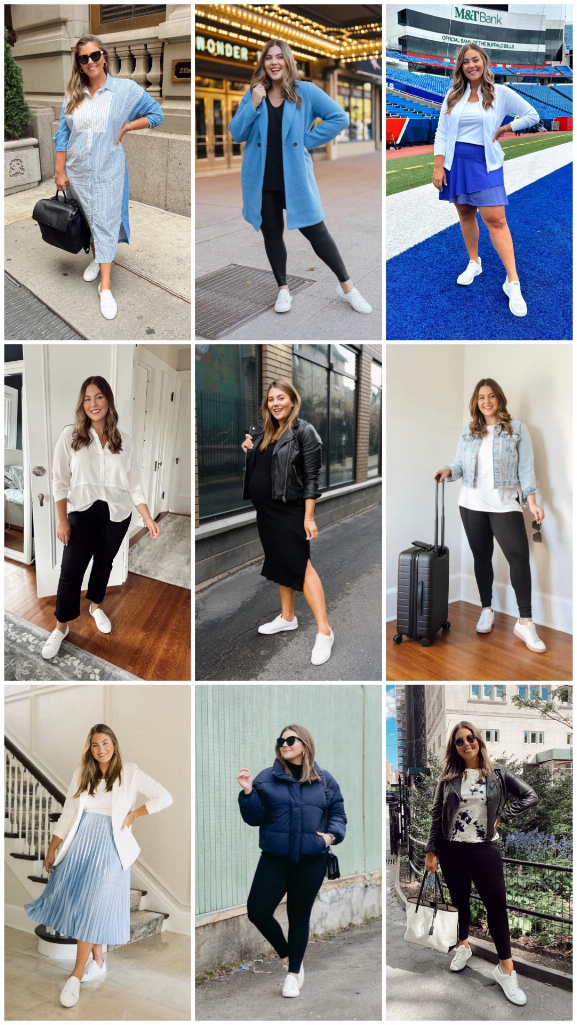 White sneaker outfits! See all 18 ways I shared wearing these sneakers on the blog at CaralynMirand.com. Use code CARALYN10 at spanx. 

#LTKstyletip #LTKshoecrush #LTKmidsize