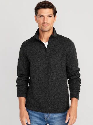 Sweater-Knit Quarter Zip | Old Navy (US)