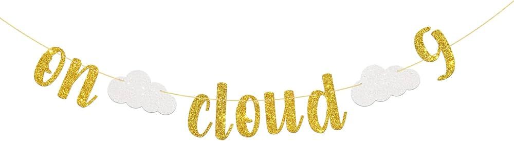 Belrew On Cloud 9 Banner, 9th Birthday Party Banner Decor, Nine Years Old Banner, 9th Birthday Pa... | Amazon (US)