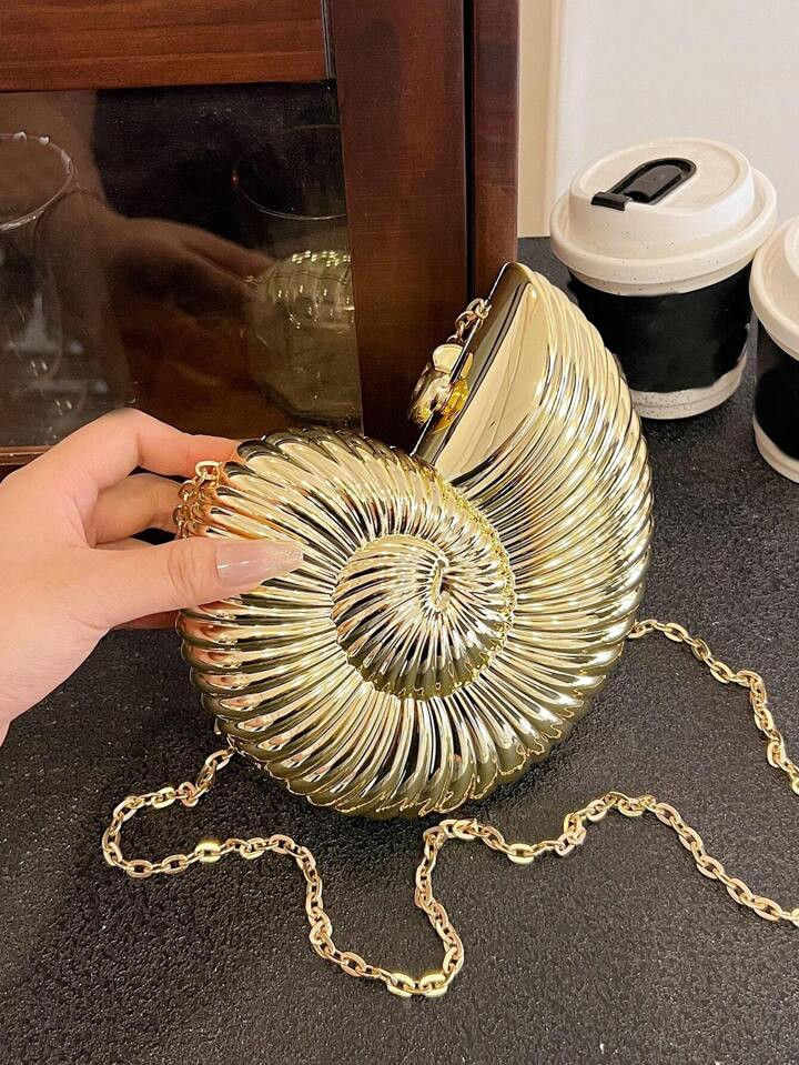 Conch Niche Design, Creative Acrylic Chain Bag, Women's Bag, Personalized Casual, Shoulder Bag, S... | SHEIN