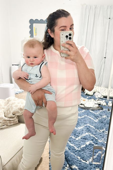 Preppy gingham outfit fall outfit mom outfit baby boy outfit nautical 

#LTKfamily #LTKSeasonal #LTKbaby