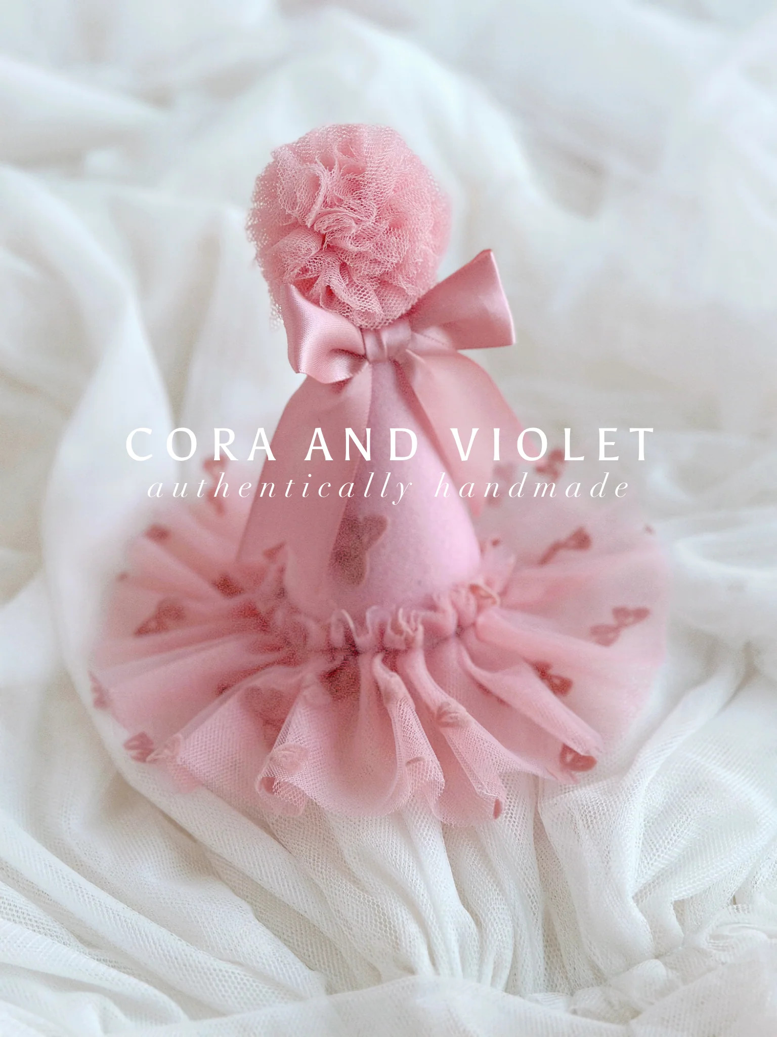 Cora and Violet The "Pretty in Pink" Heirloom Party Hat - Shop | Shop.com