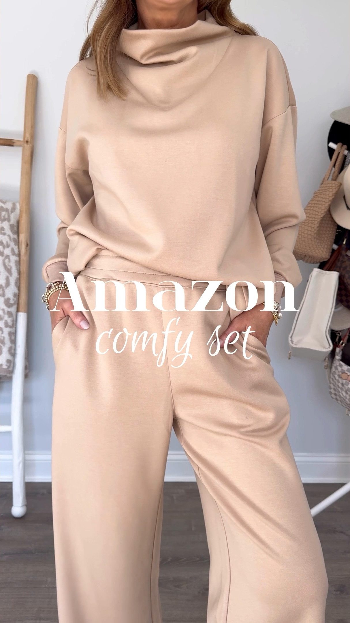 RUN! These comfy sets are on sale for $14 (shorts version) and $19 (pants version). Perfect for lounge, travel, errands🤗
I wear a medium. #founditonamazon 

Amazon fashion find, travel outfit, school drop off outfit, elevated casual style, look for less, affordable fashion, comfy aesthetic, Pinterest aesthetic, matching set


#LTKTravel #LTKOver40 #LTKActive