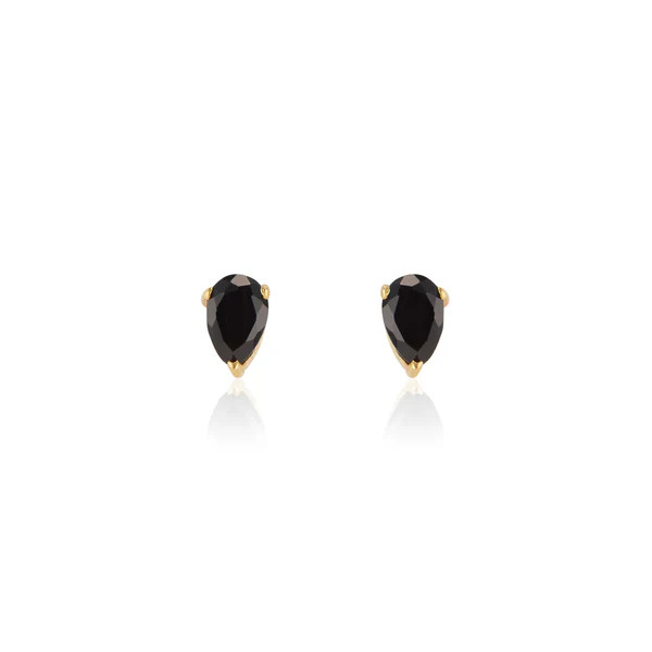 Deco Mini Studs | Black Onyx | elli parr