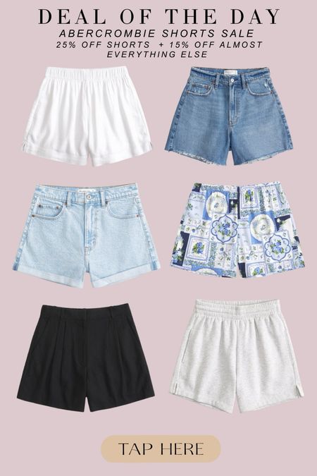 Abercrombie is having a shorts sale!! It’s 25% off shorts and 15% off almost everything else! So many great spring and summer pieces at such a great price! 

#LTKStyleTip #LTKFindsUnder100 #LTKSaleAlert