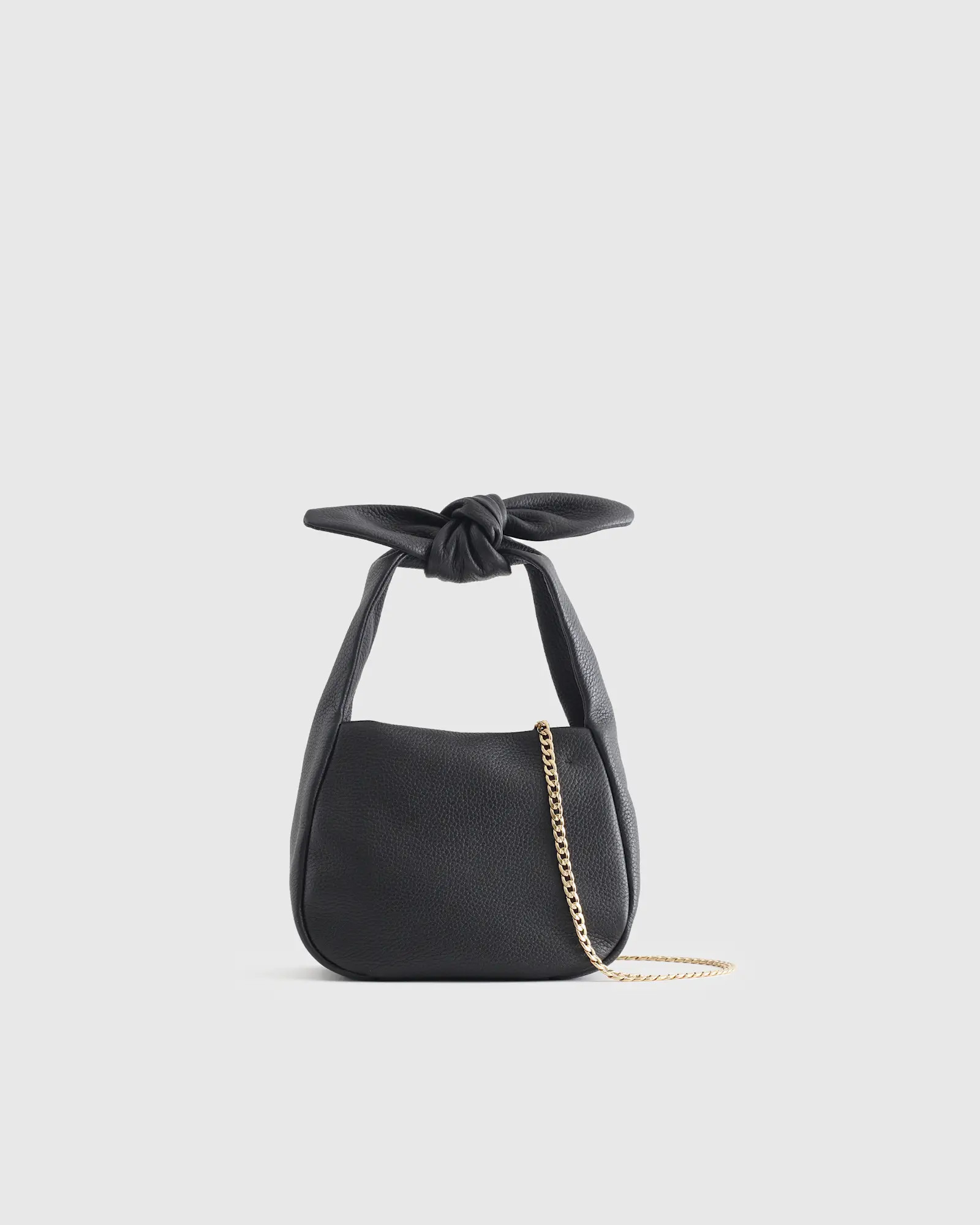Italian Leather Mini Bow Bag | Quince