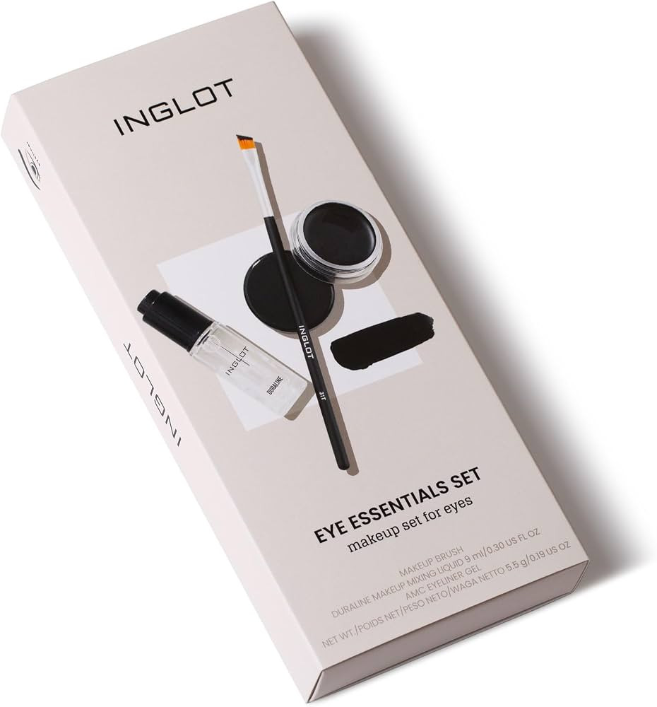 Inglot Eye Essentials Set | Duraline + AMC Eyeliner Gel 77 + Makeup Brush 31T | | Amazon (US)