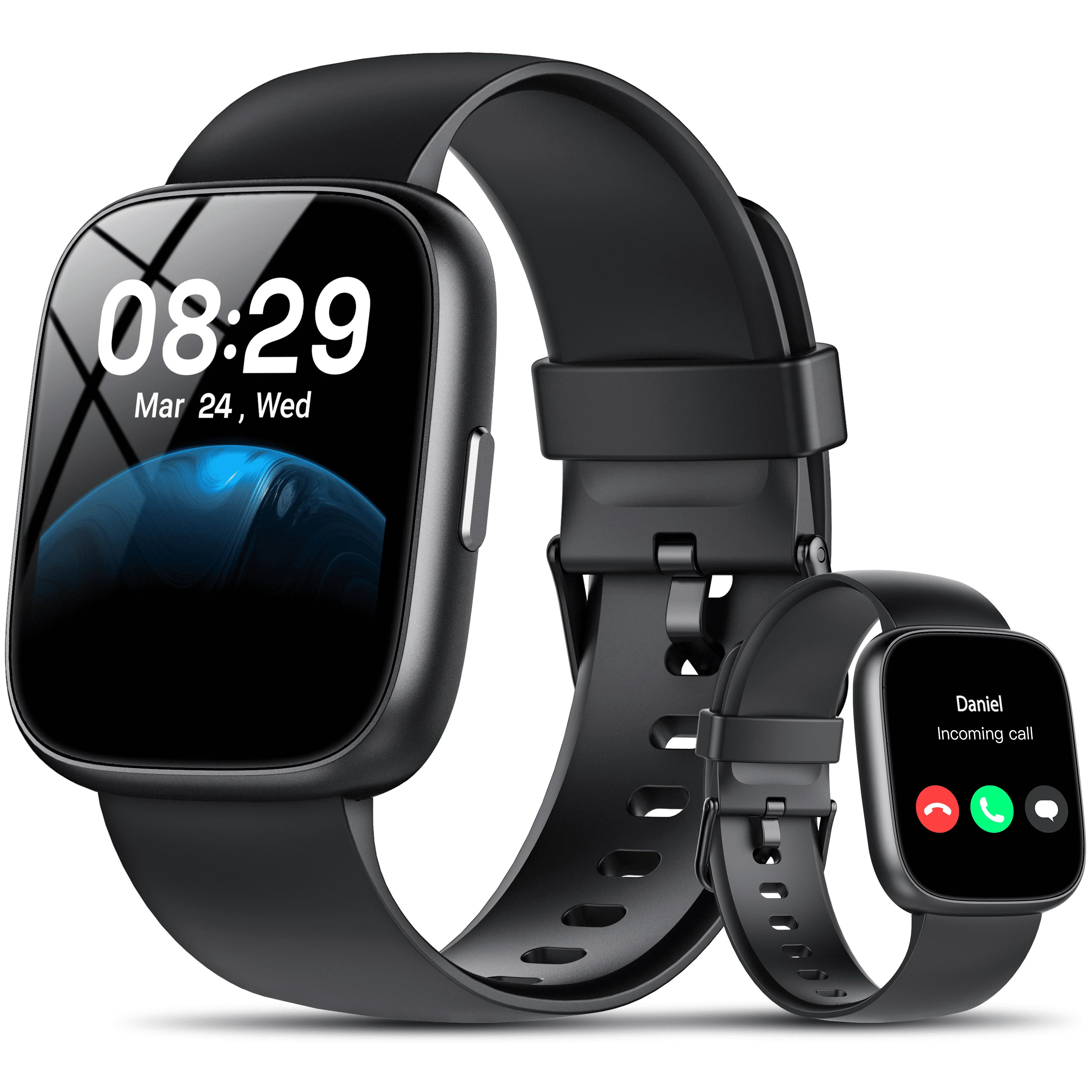 Smart Watch Fits for Android and IPhone, Smartwatch for Women Men with Alexa Built-in, 1.83" HD T... | Walmart (US)