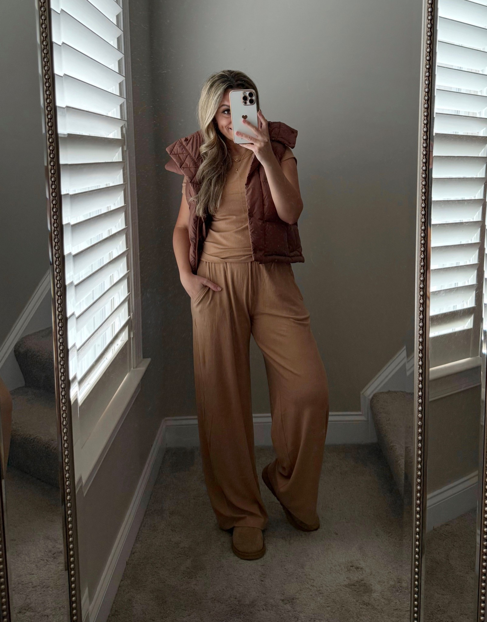 Fall casual outfit, Athleisure, lounge pants, lounge top, lounge set, mom on the go outfit, running errands, school drop off outfit 

#LTKFindsUnder50 #LTKActive #LTKSeasonal