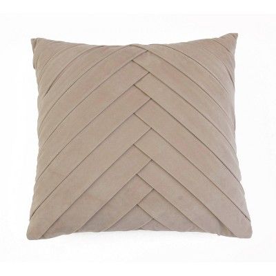 James Pleated Velvet Throw Pillow - Decor Therapy | Target