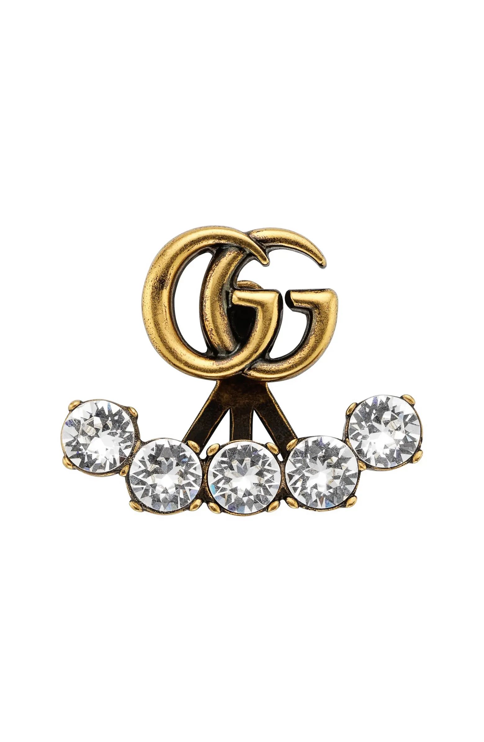 GG Crystal Single Earring | Nordstrom