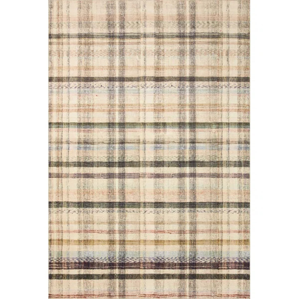 Square Humphrey Area Rug in Ivory/Multi | Wayfair North America