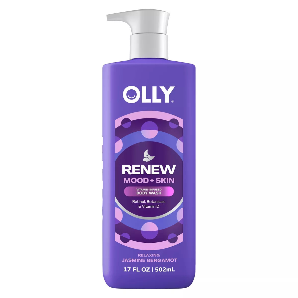 OLLY Renew Mood and Skin Vitamin-Infused Body Wash - Jasmine Bergamot - 17 fl oz | Target