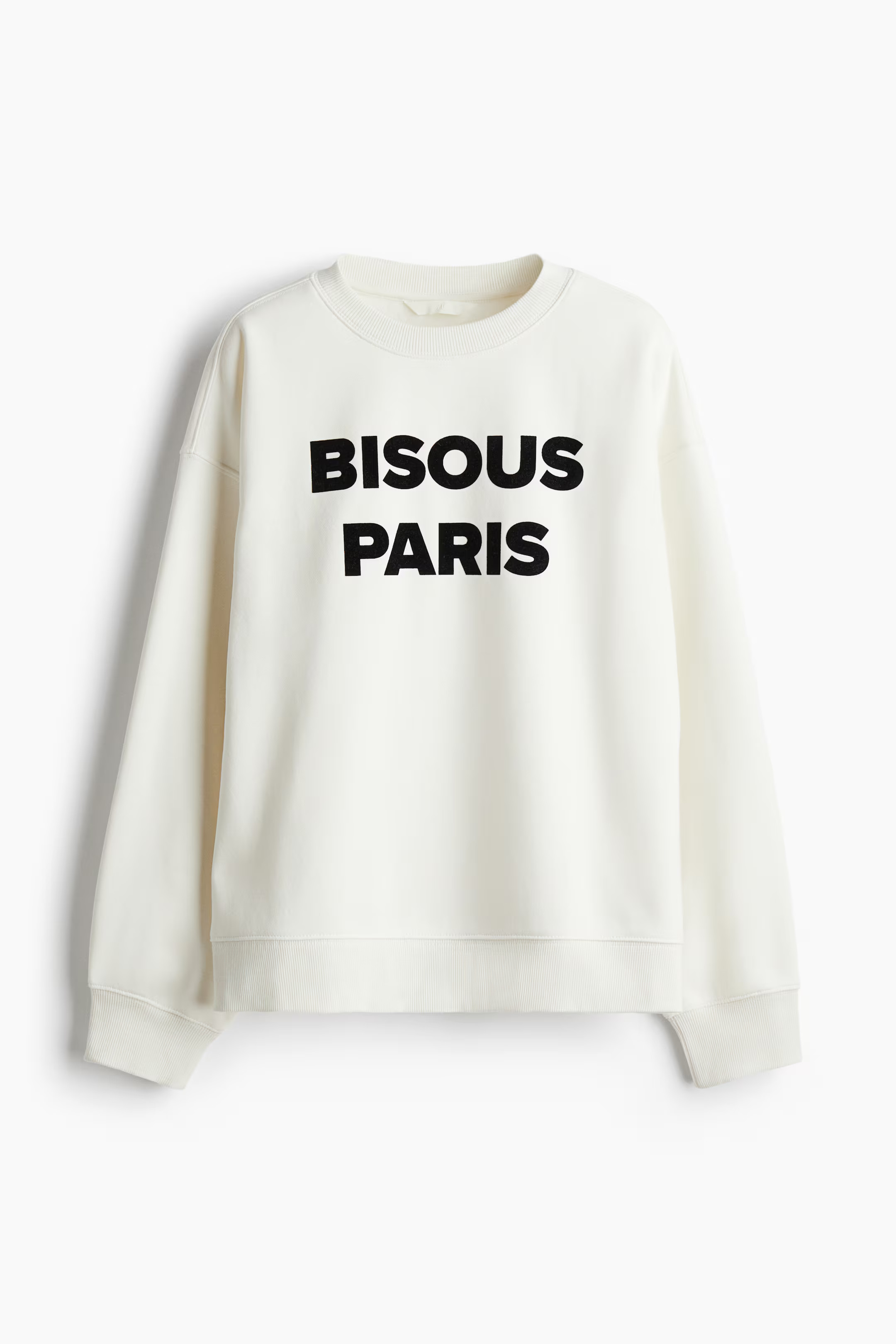 Text-motif sweatshirt | H&M (UK, MY, IN, SG, PH, TW, HK)