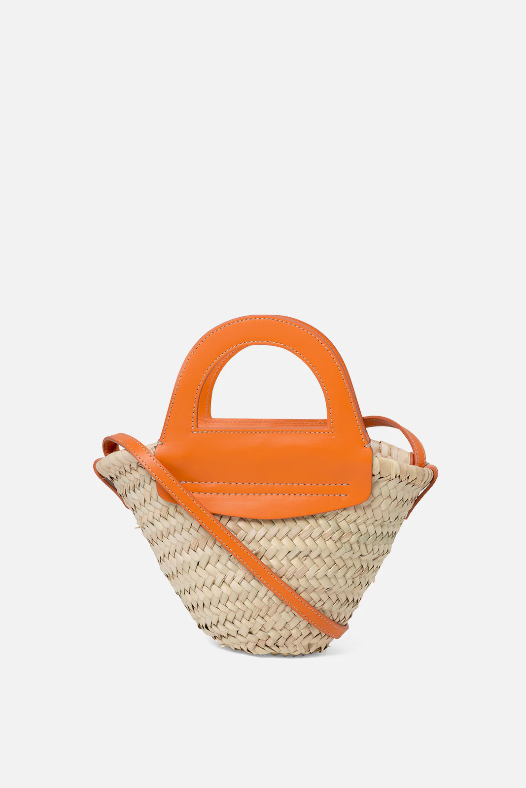 Hereu Cabas Mini in Tangerine Bandier | Bandier