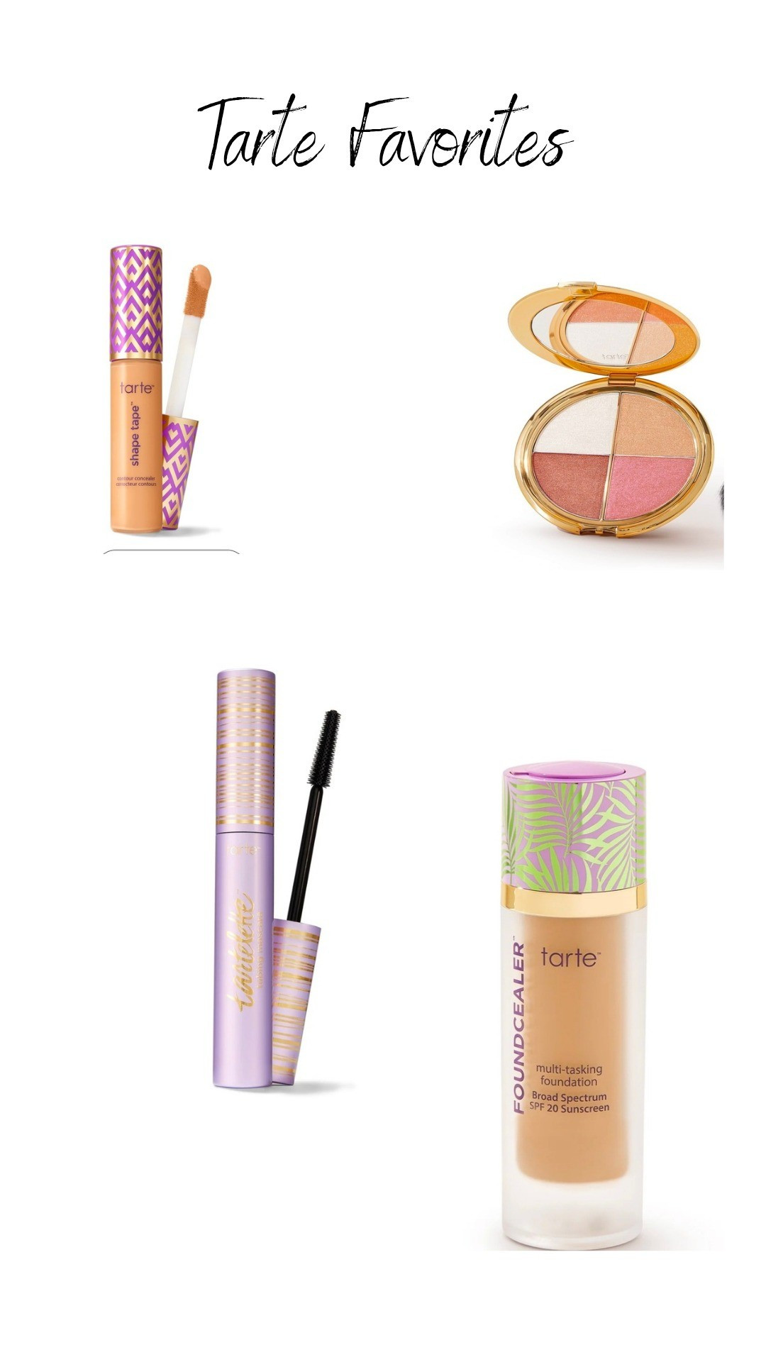 Tarte favs! #tarte #makeup 

#LTKBeauty #LTKselfcare #LTKmomlife
