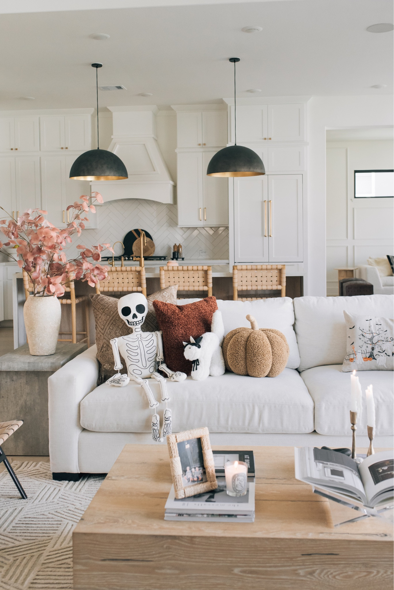 Halloween living room decorations! Gus ghost pillow from Potterybarn 

#LTKunder100 #LTKhome