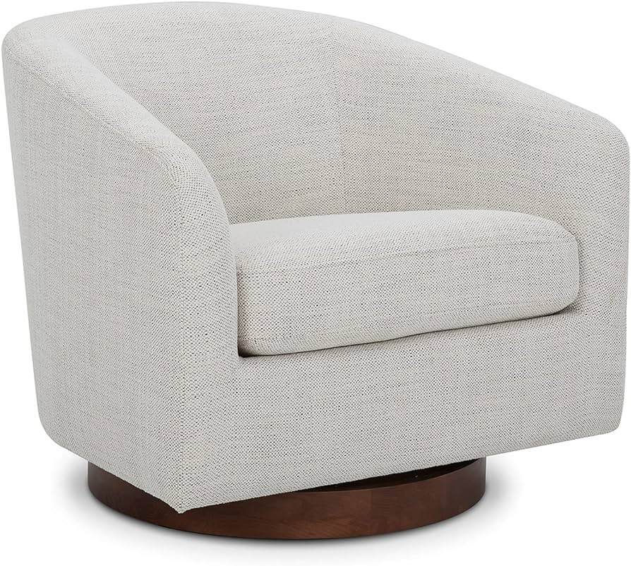 CHITA Swivel Accent Chair Armchair, Round Barrel Chairs in Performance Fabric for Living Room Bed... | Amazon (US)
