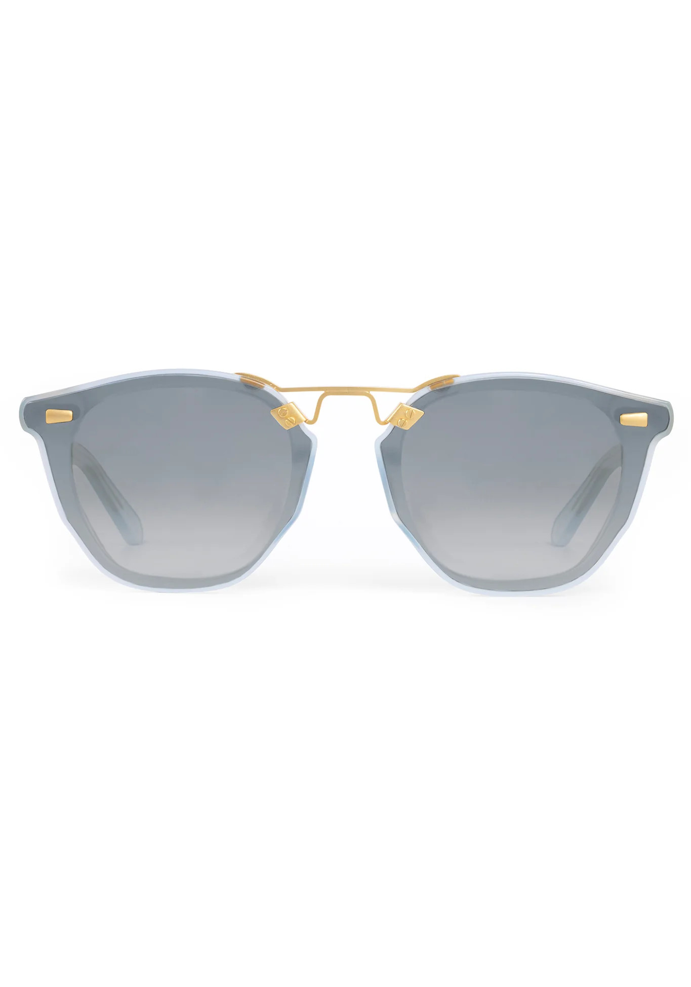 BEAU NYLON | Powder Blue 18K Mirrored | KREWE Eyewear