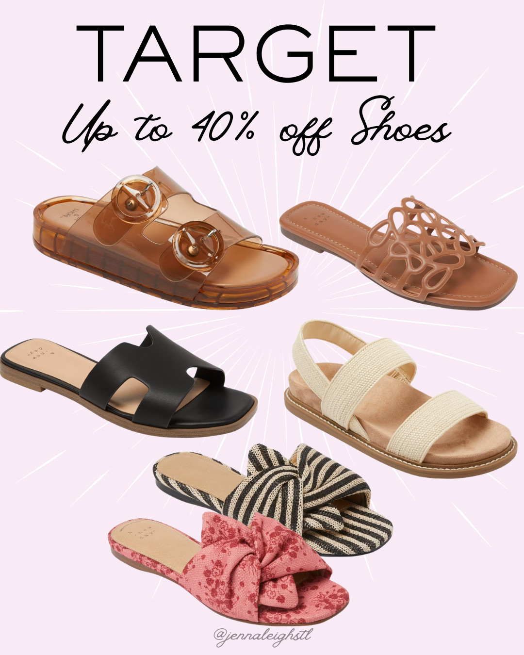 Target Memorial Day sale is happening now with up to 40% off sandals. So many cute styles for summer including everyday slides, platform sandals, and vacation ready finds. 

 #LTKSeasonal #LTKSaleAlert