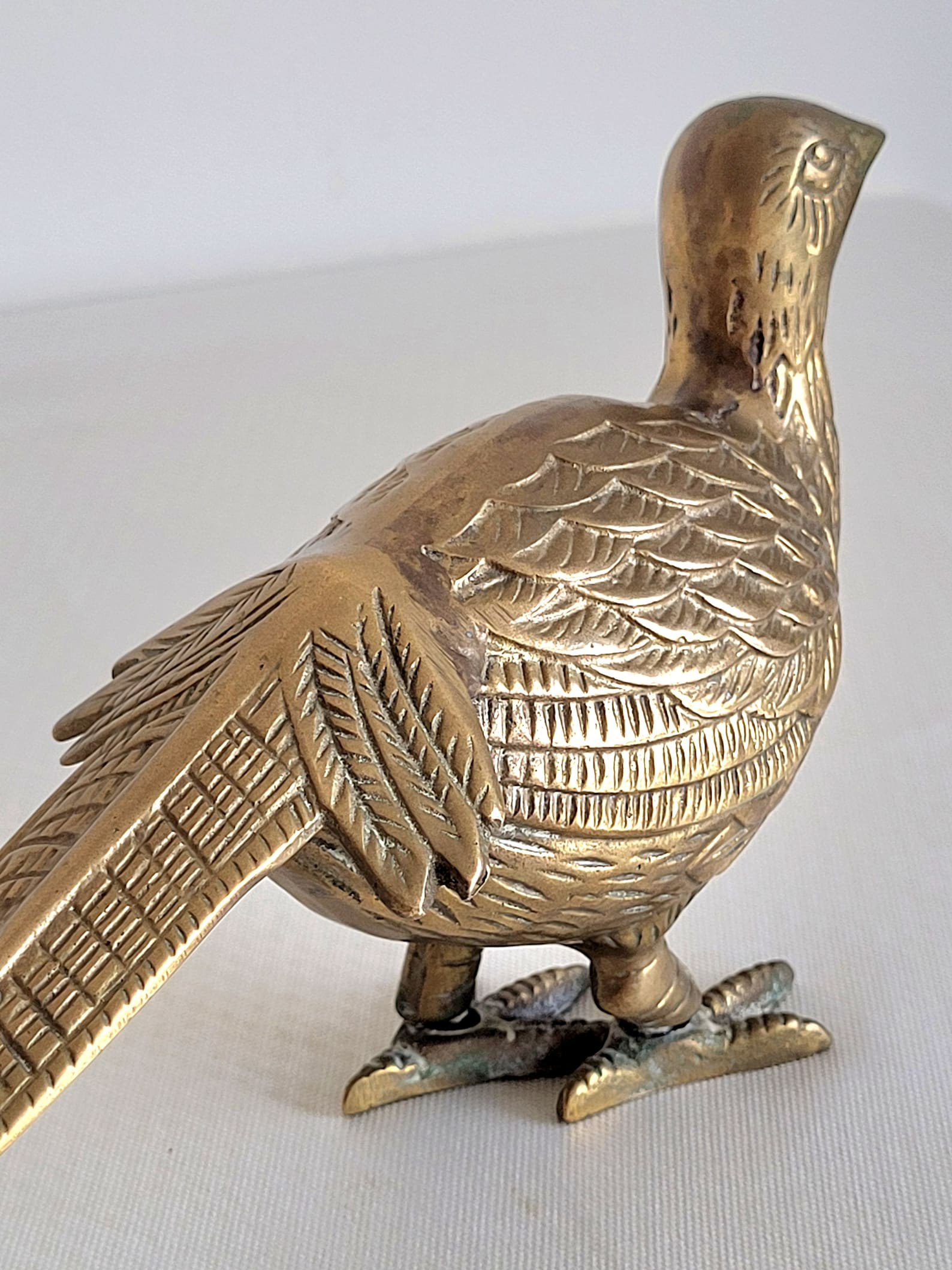 12 Vintage Brass Pheasant Figurine, With Original Tags, 1960s, Bookshelf Decor, Festival Decor, H... | Etsy (US)