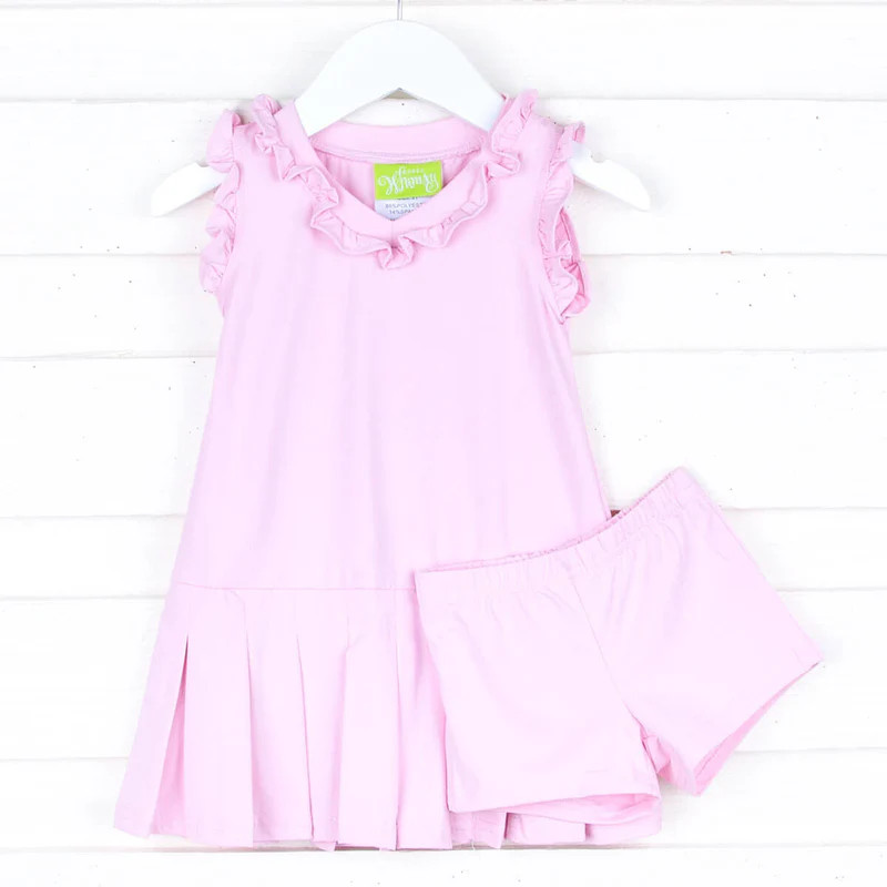 Pink Ruffle Tennis Dress | Classic Whimsy