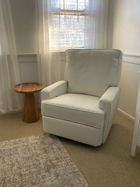 Nursery glider 
Abingdon swivel recliner 
Nursery 
White glider 
White rocker
Rocking chair 
Wayfair 

#LTKhome