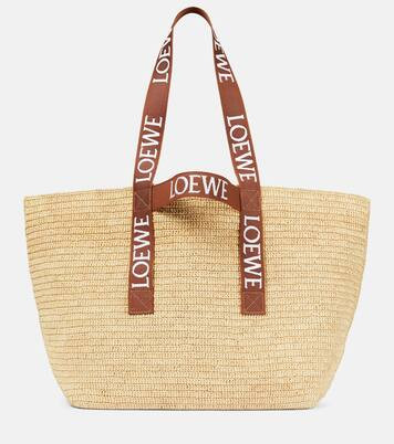 Fold raffia tote bag | Mytheresa (US/CA)