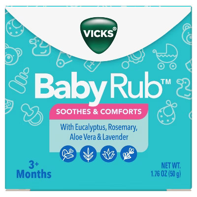 Vicks BabyRub Chest Rub Soothing Ointment - 1.76oz | Target