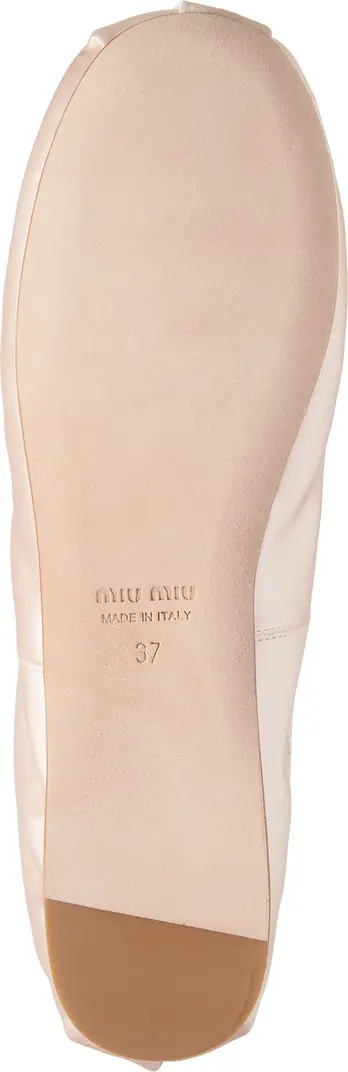 Logo Strap Ballet Flat (Women) | Nordstrom