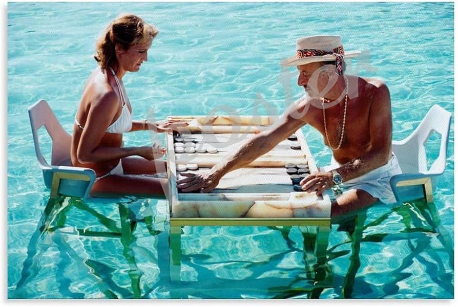 TSFTEC Slim Aarons' Modern Photographic Art Poster (5) Canvas Painting Posters And Prints Wall Ar... | Amazon (US)