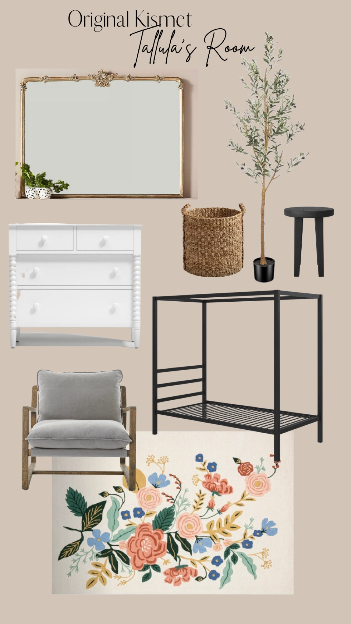 Tallula’s room in the original Kismet House. Bedding no longer available.

#LTKhome