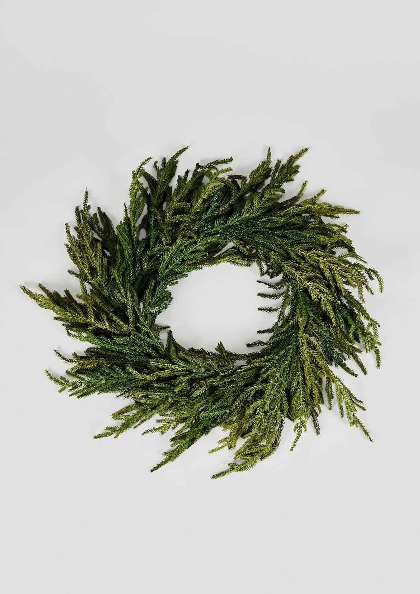 Real Touch Norfolk Pine Wreath | Afloral | Afloral