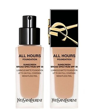 Yves Saint Laurent Beaute All Hours Luminous Matte Foundation 24H Longwear SPF 30 with Hyaluronic Acid - MN5 - Medium Nautral 5 | Dillard's
