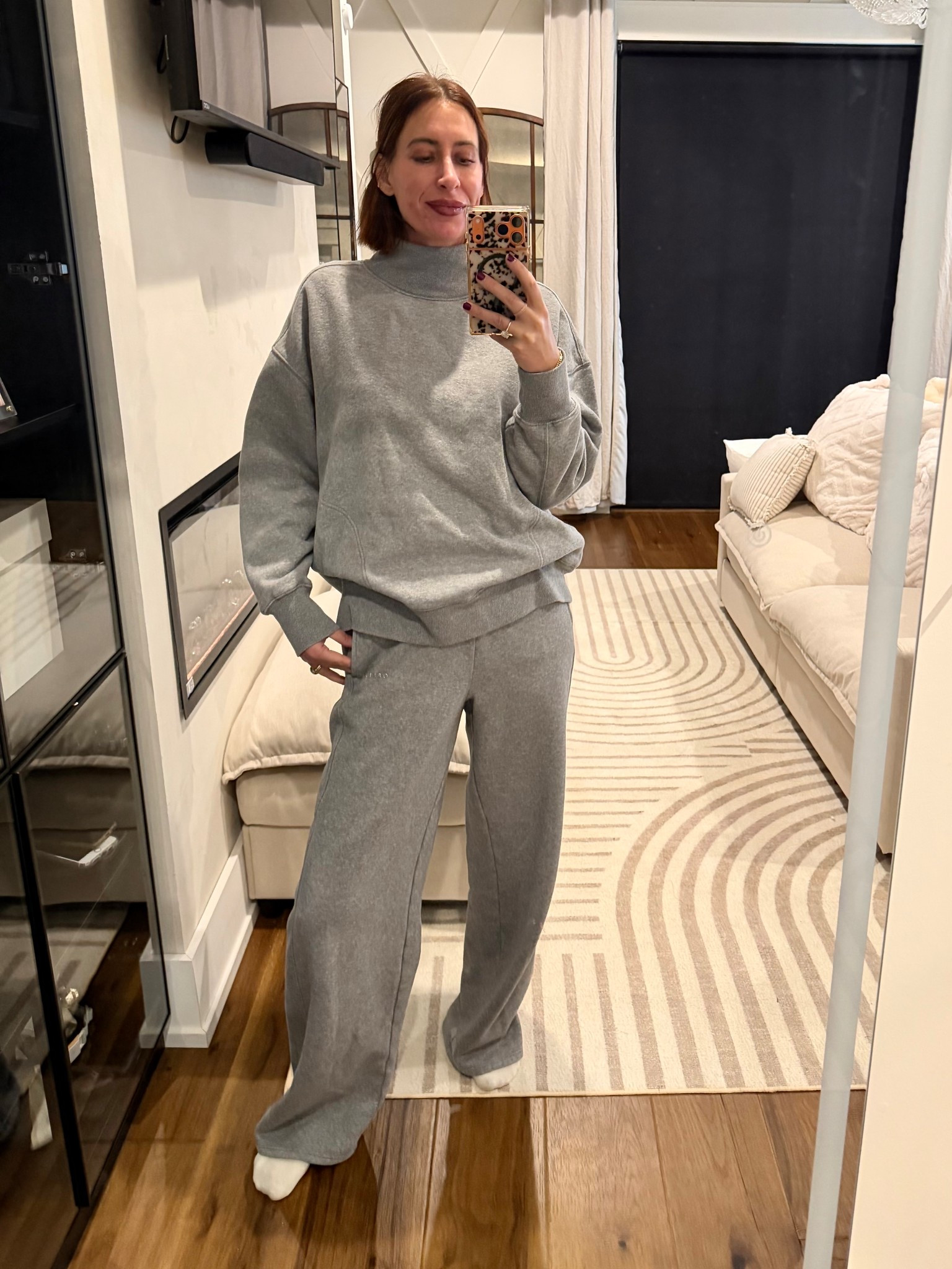 This matching set is a go-to for mornings at home, errands, or layering under a long coat. Effortless and comfortable but still pulled together.

Everything linked for you ✨


#LTKActive #LTKstyletip #LTKover40