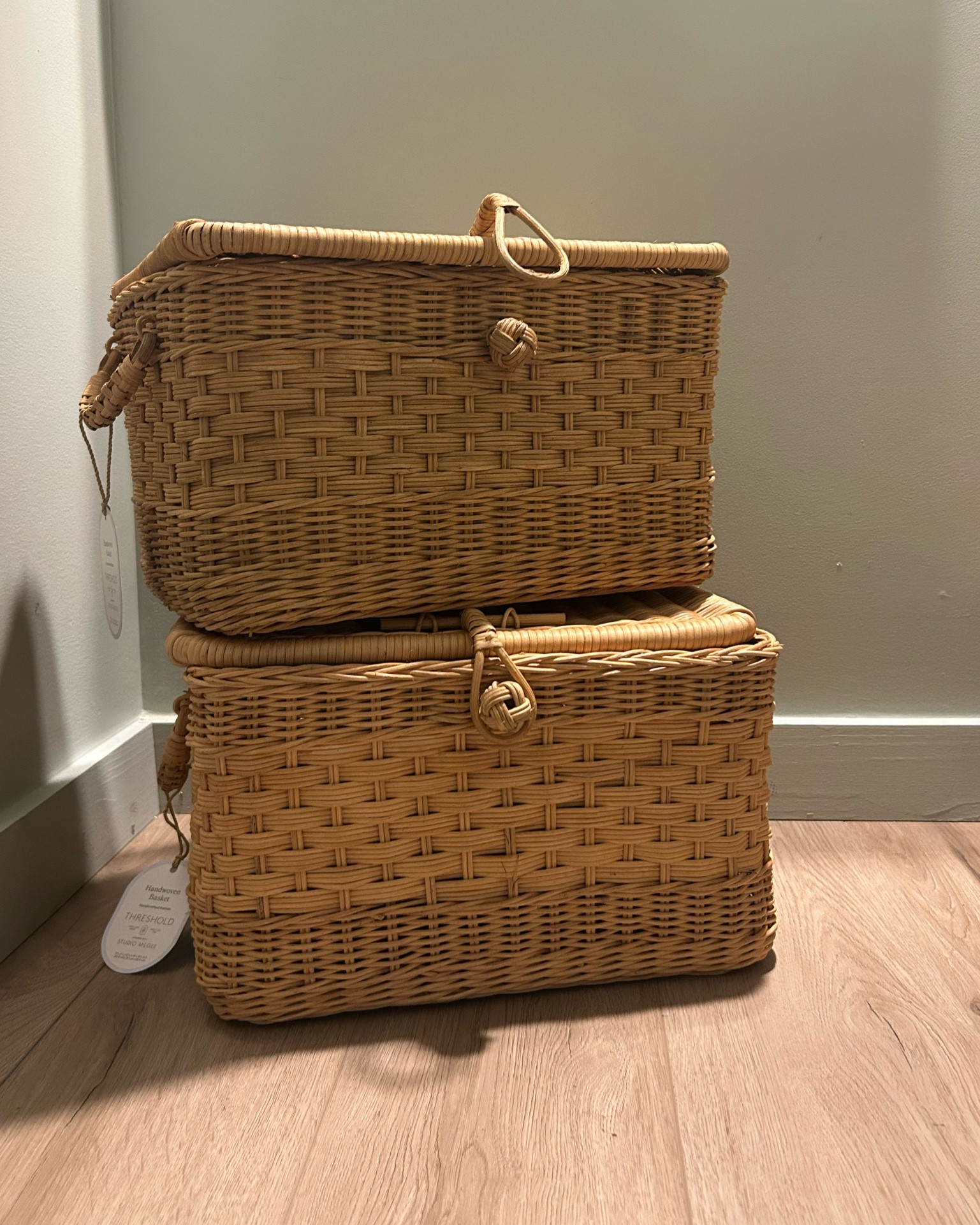 New Target x Studio Mcgee Spring Collection woven baskets. 🧺 

Medium size shown here 

#LTKHome #LTKSeasonal #LTKGiftGuide