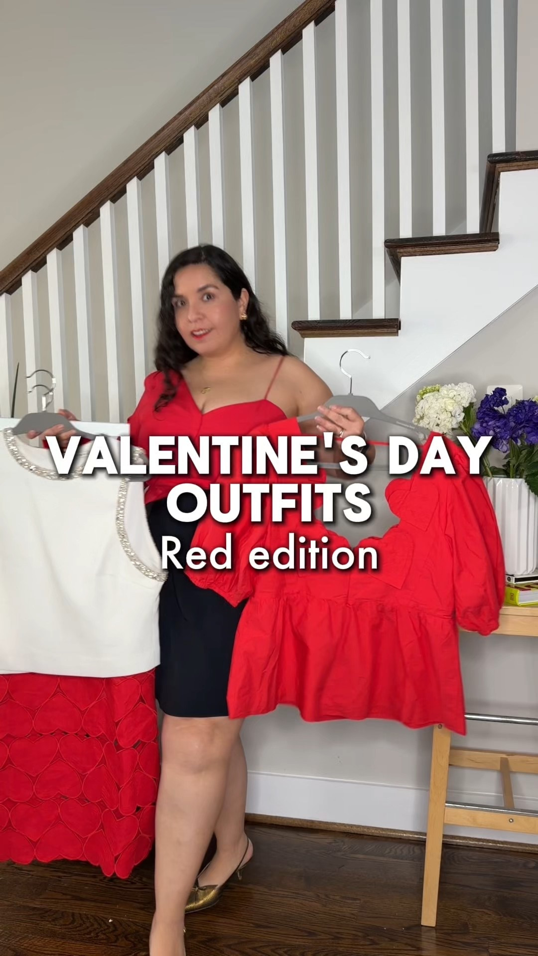 Valentine’s Day Outfits Red Edition ❤️
7 outfits, from dressed-up to casual, all built around red, because why not.
These three Farm Rio pieces made it ridiculously easy.
The Red Hearts Blouse. The heart details on the cleavage are so fun, and I love that you don’t need to wear a special kind of bra. The peplum gives you waist definition, but it’s also comfortable if you’re going on a date night. Wearing XL.
The Red Cutout Hearts Linen Skirt is one of those pieces with wow factor. The heart cutouts are beautiful, and it comes with a separate lining that’s shorter than the skirt but actually covers. You can move comfortably while still letting the heart cutouts show. Wearing L.
And the Red Bicolor One-Shoulder Mini Dress. The asymmetry does all the work. It’s one of those silhouettes that instantly elevates the look and feels very flattering on. Wearing XL.
All the exact pieces are linked here.

#LTKOver40 #LTKSeasonal #LTKValentine