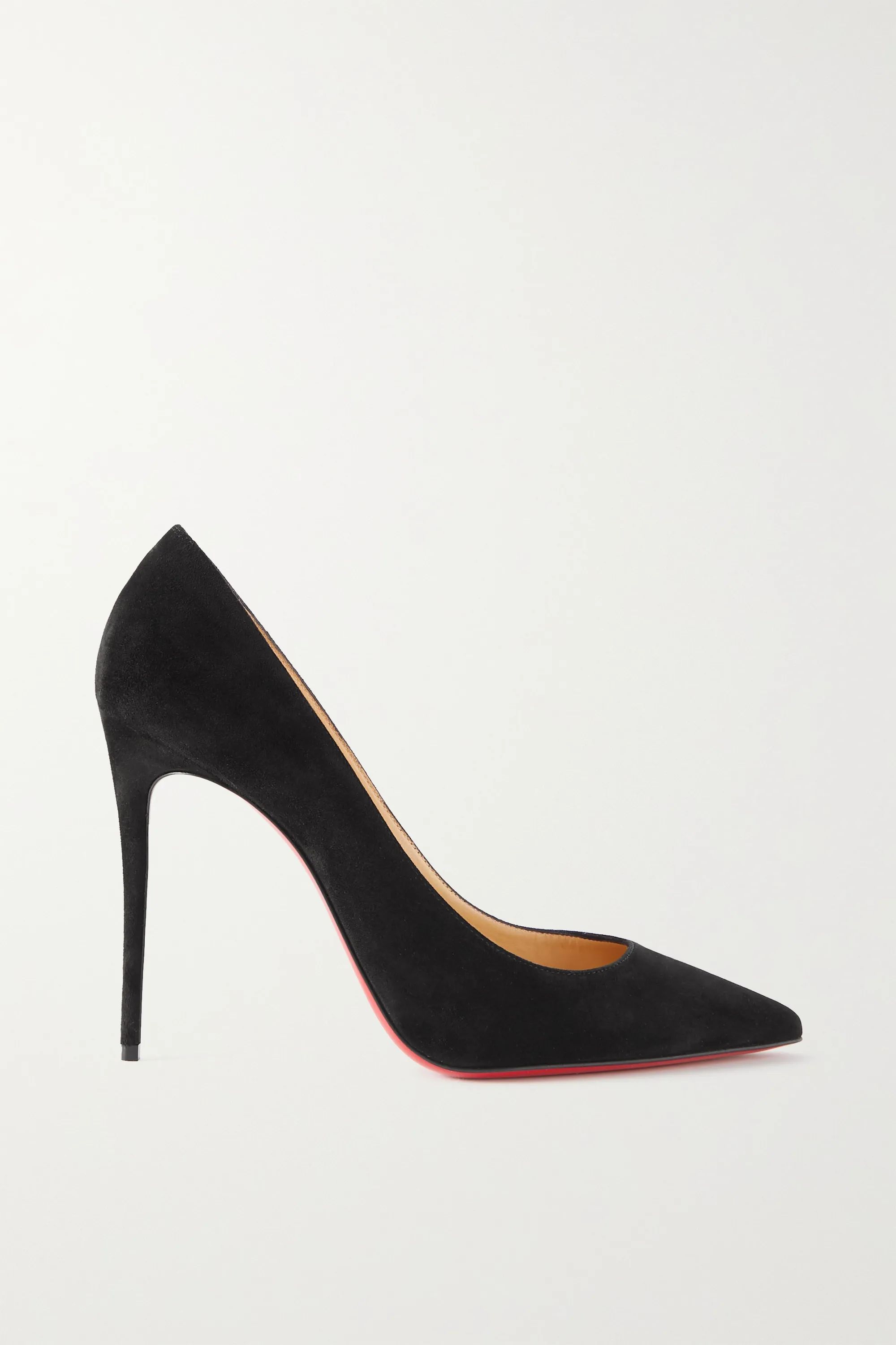 Black Kate 100 suede pumps | Christian Louboutin | NET-A-PORTER | NET-A-PORTER (UK & EU)