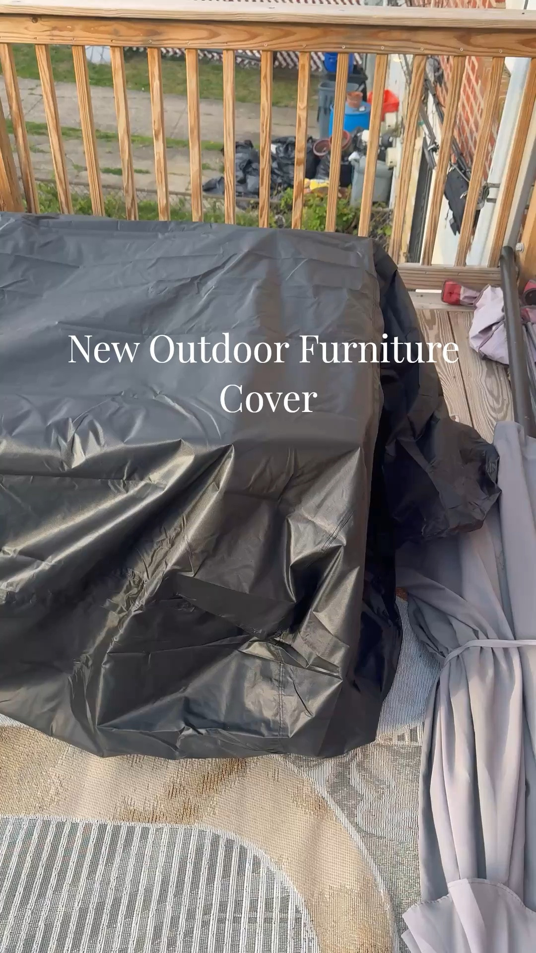 Outdoor furniture cover &rug! 

#LTKdayinmylife