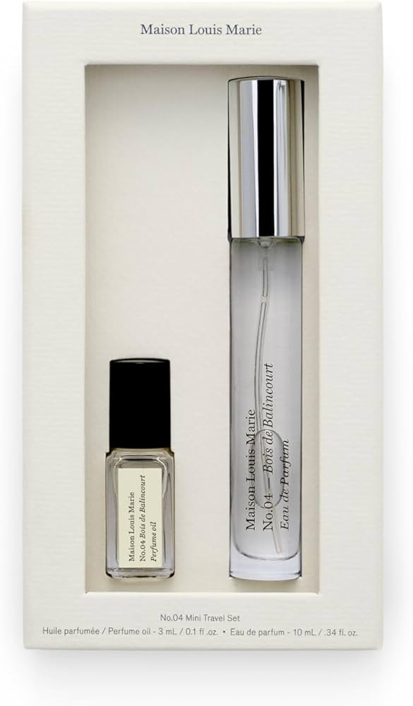 Maison Louis Marie - No.04 Bois De Balincourt 2-Piece Mini Travel Set | Luxury Clean Beauty + Non... | Amazon (US)
