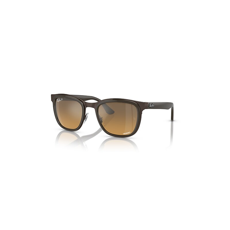 Ray-Ban Clyde Sonnenbrillen Braun Fassung Braun Glas Polarisiert 53-22 | Ray-Ban (EU)