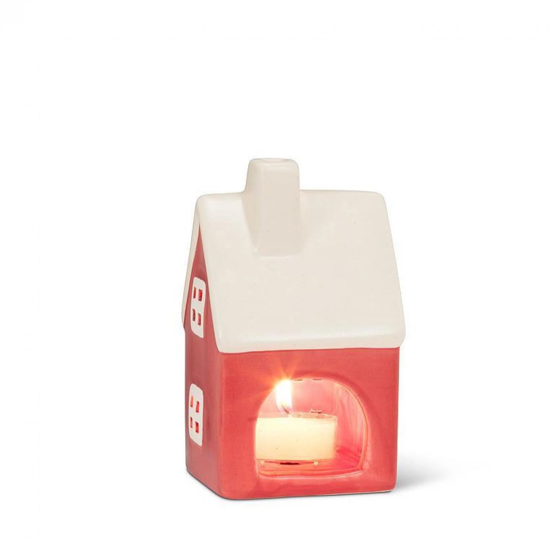 Red House With White Accents Tealight Candle Holder | Wayfair North America