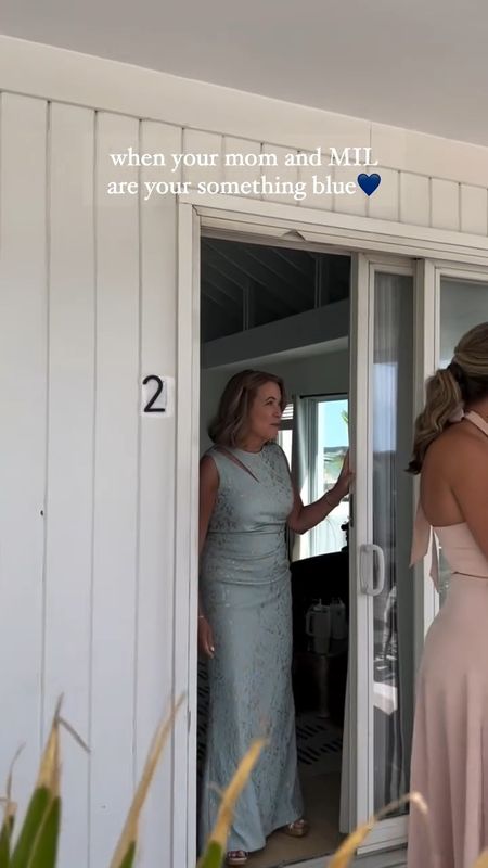 Mother of the Bride and Mother of the Groom dresses in blue - they can be your something blue!! 💙 

video by @marinakatherinecreative

#LTKWedding #LTKFamily #LTKStyleTip