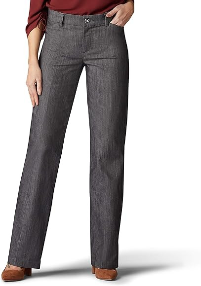 Lee Women's Ultra Lux Comfort with Flex Motion Trouser Pant | Amazon (US)
