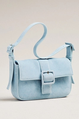 The Fiona Suede Buckle Bag | Anthropologie (US)