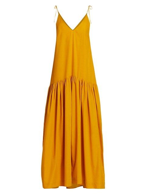 Drop-Waist Tiered Maxi Dress | Saks Fifth Avenue