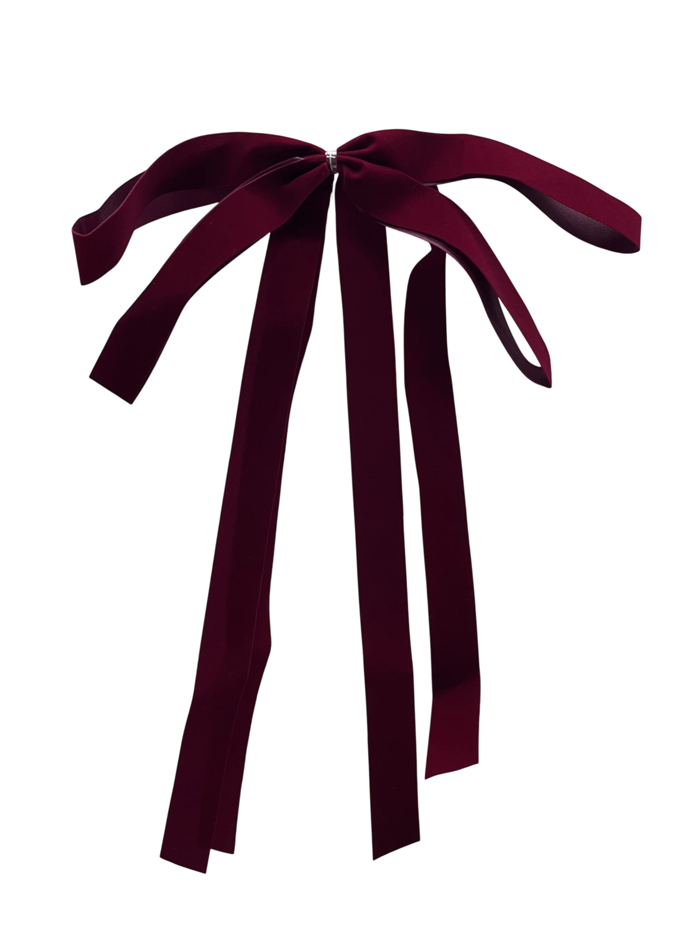 10 Count Burgundy Velvet Christmas Drape Bow, 9"x14", by My Texas House | Walmart (US)